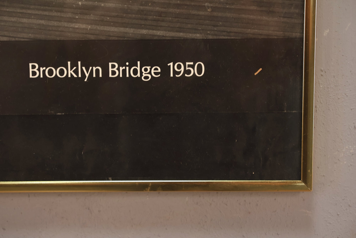 "Brooklyn Bridge 1950" Print