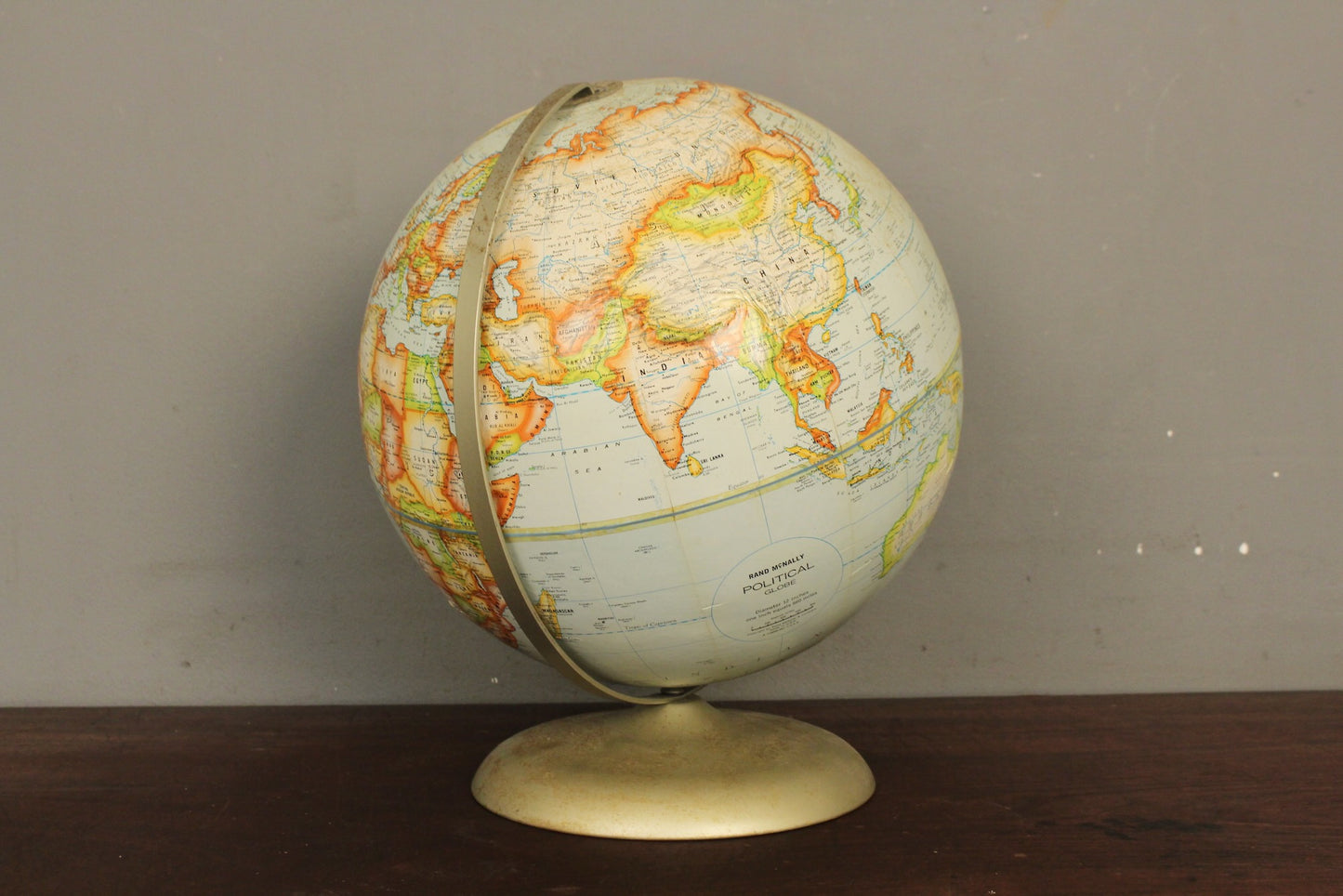 1980s Rand McNally Globe