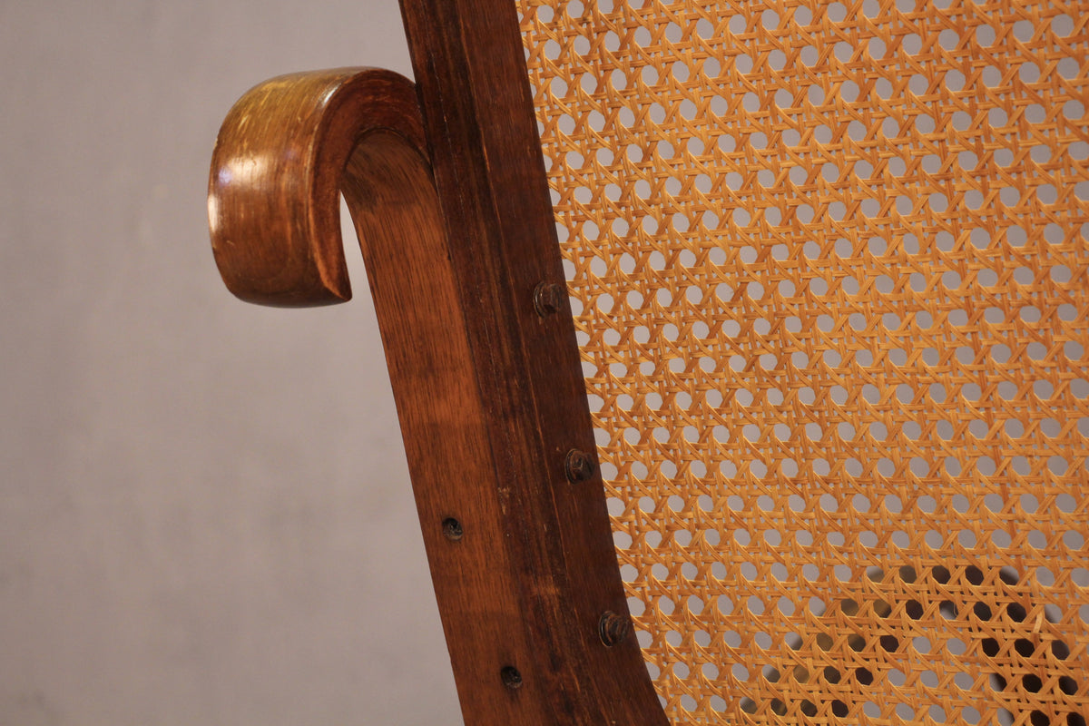 Thonet-Style Bentwood & Cane Rocking Chair - ONLINE ONLY
