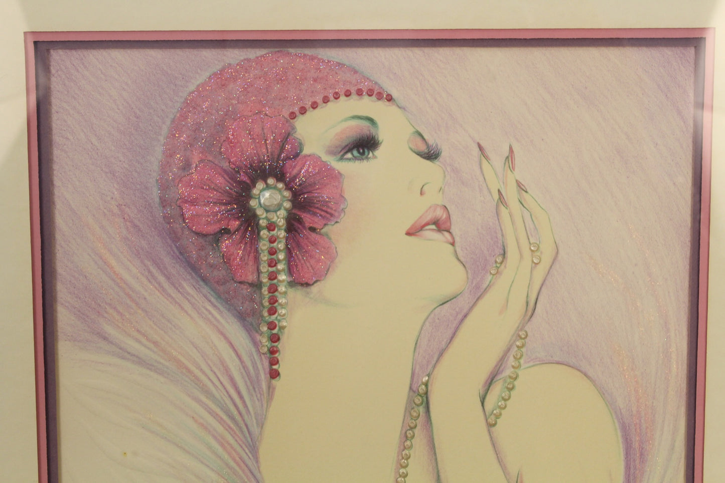"String of Pearls" Lithograph