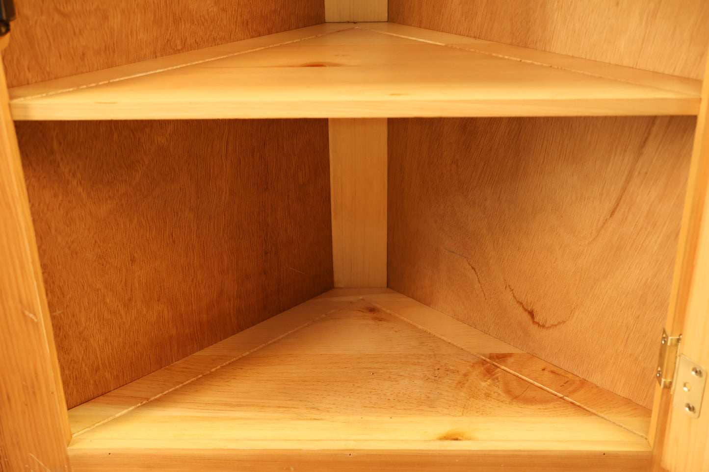 Country Pine Corner Shelf
