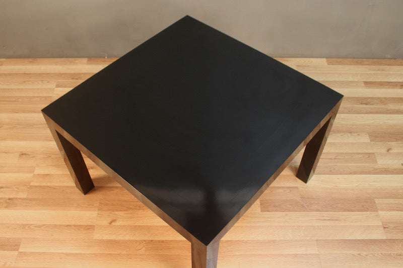 Black Square Parsons Coffee Table – ONLINE ONLY