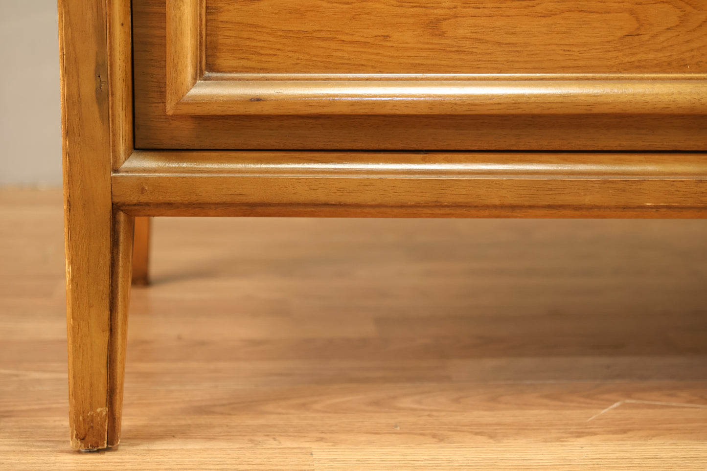 Thomasville Walnut & Woven Bachelor's Chest