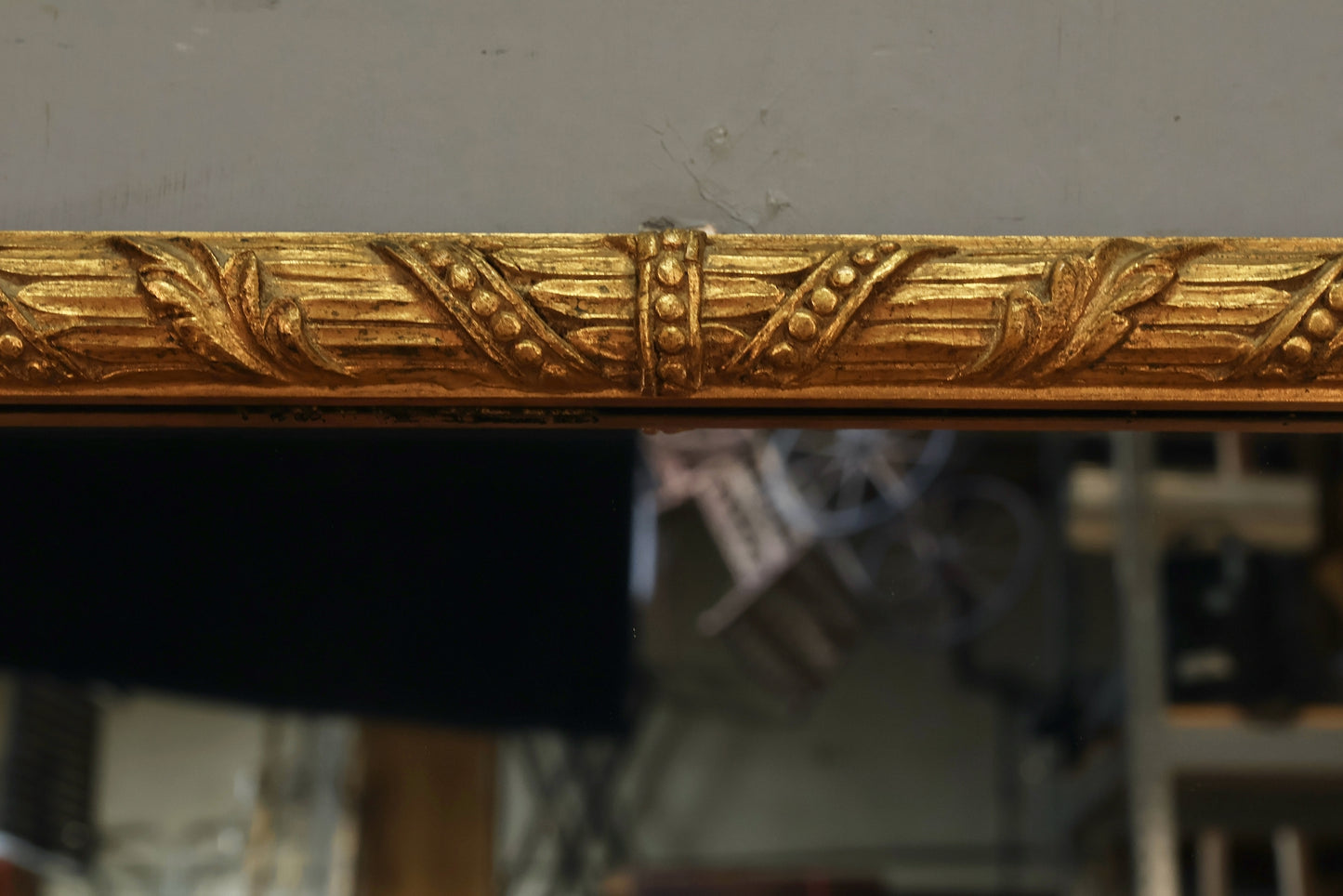 Carved Gilded Square Mirror