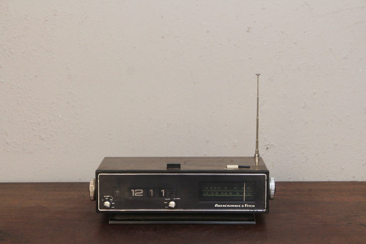 1970s Abercrombie & Fitch Clock Radio