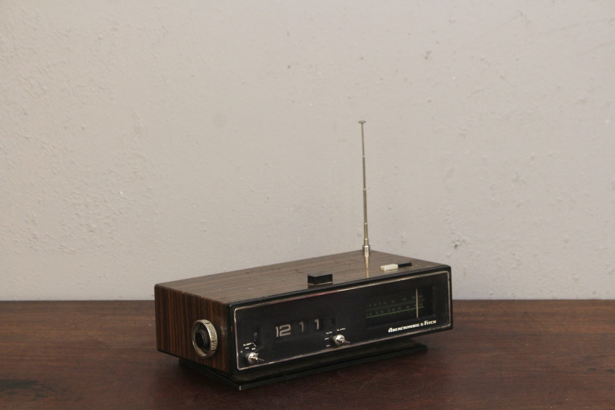 1970s Abercrombie & Fitch Clock Radio
