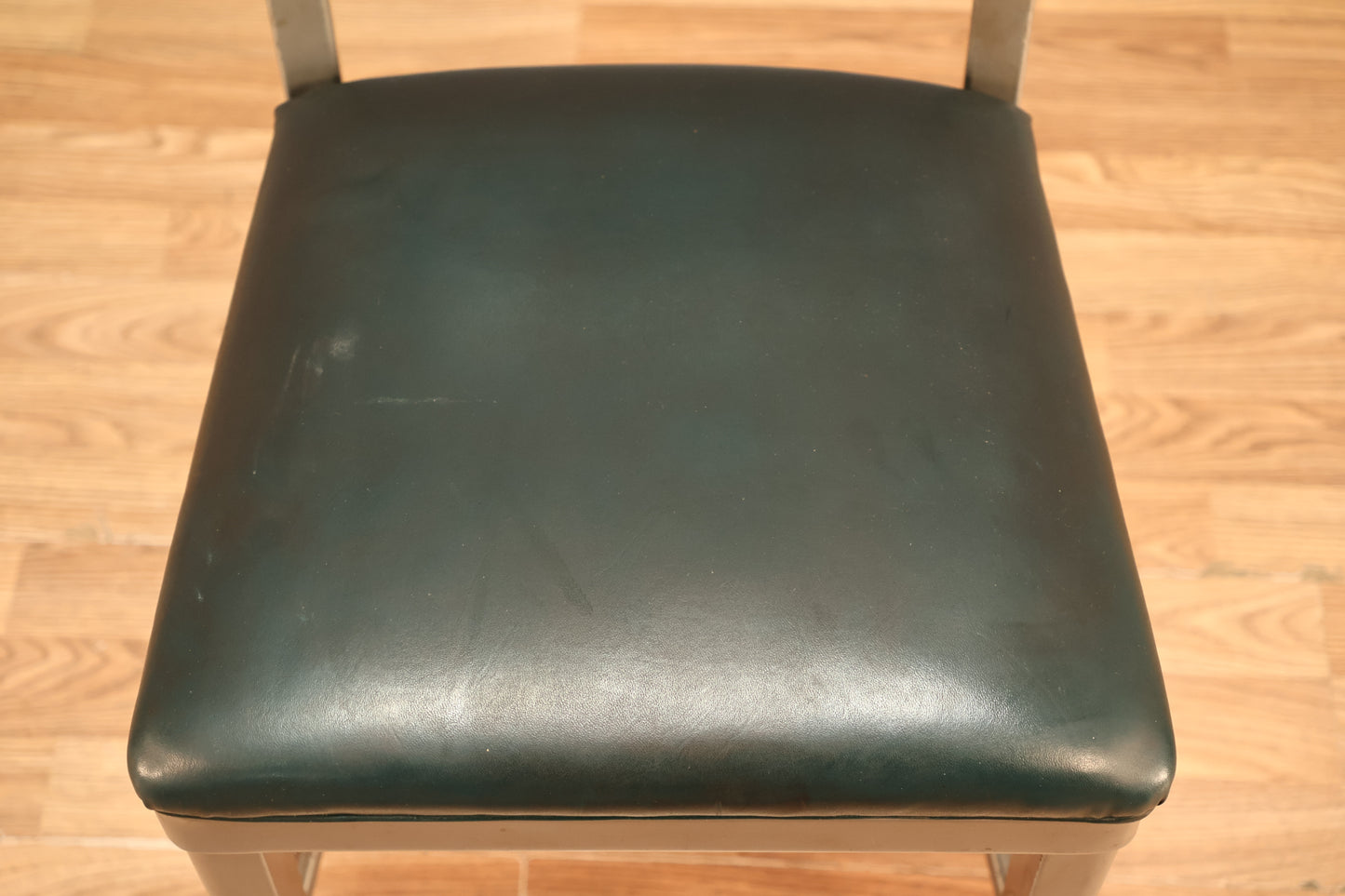 Metal & Forest Vinyl Side Chair