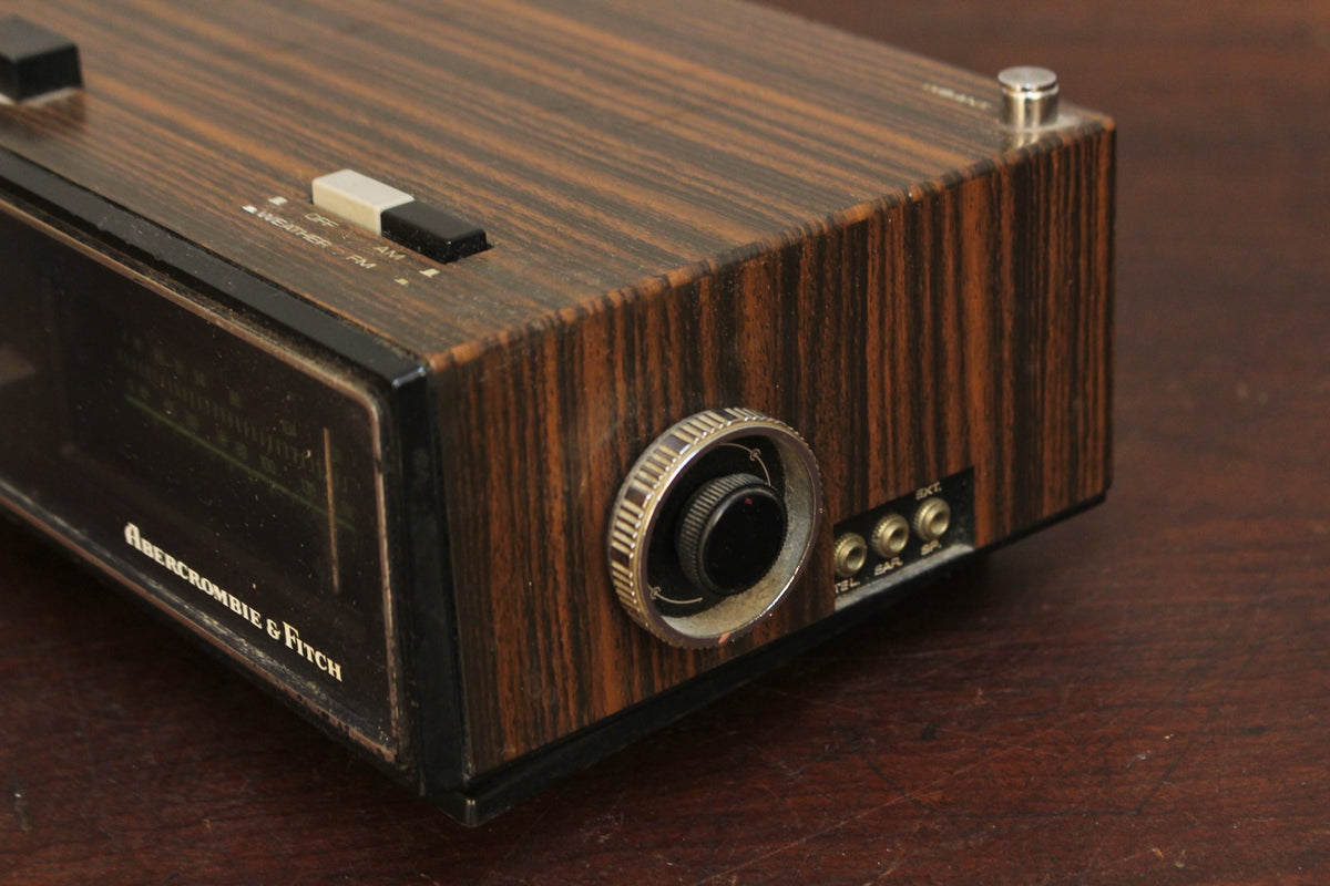 1970s Abercrombie & Fitch Clock Radio