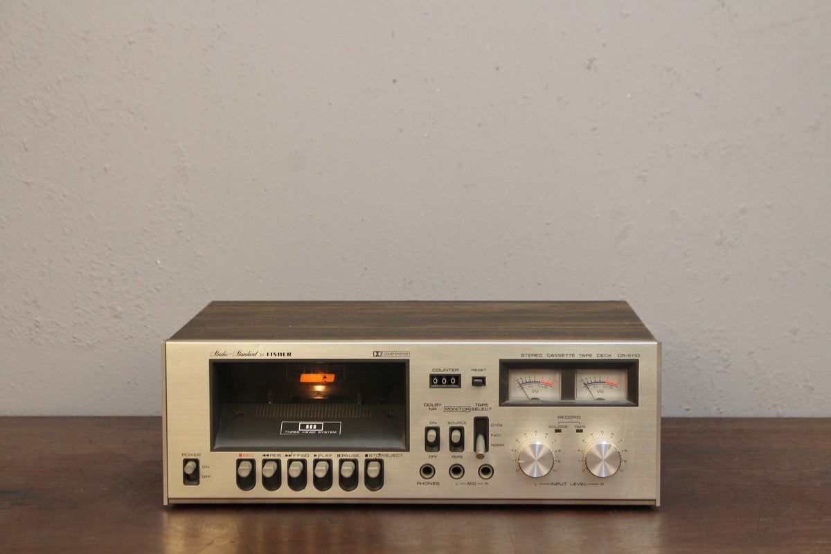1970s Prop Fisher CR-5110 Stereo Cassette Deck