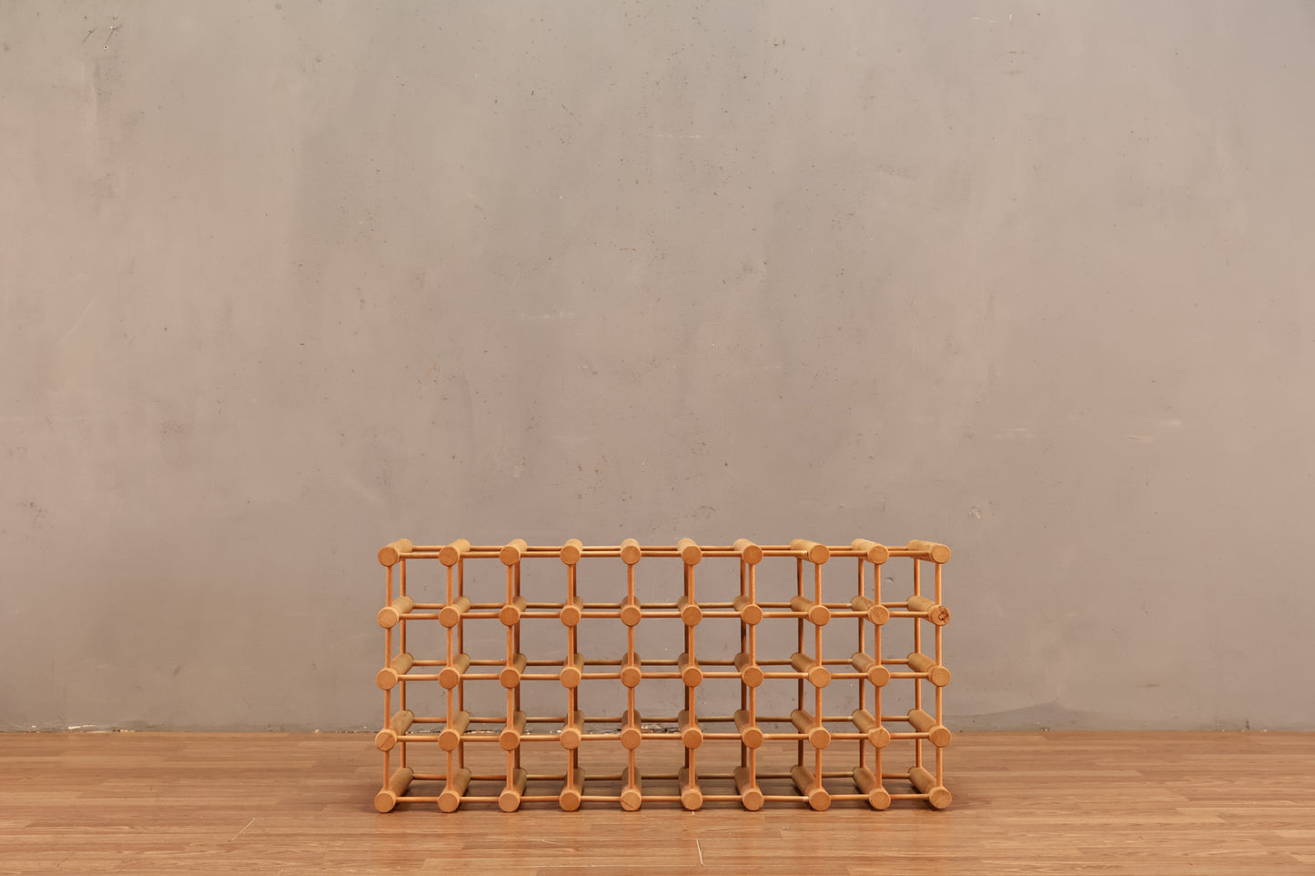 Blonde 36-Bottle Wine Rack