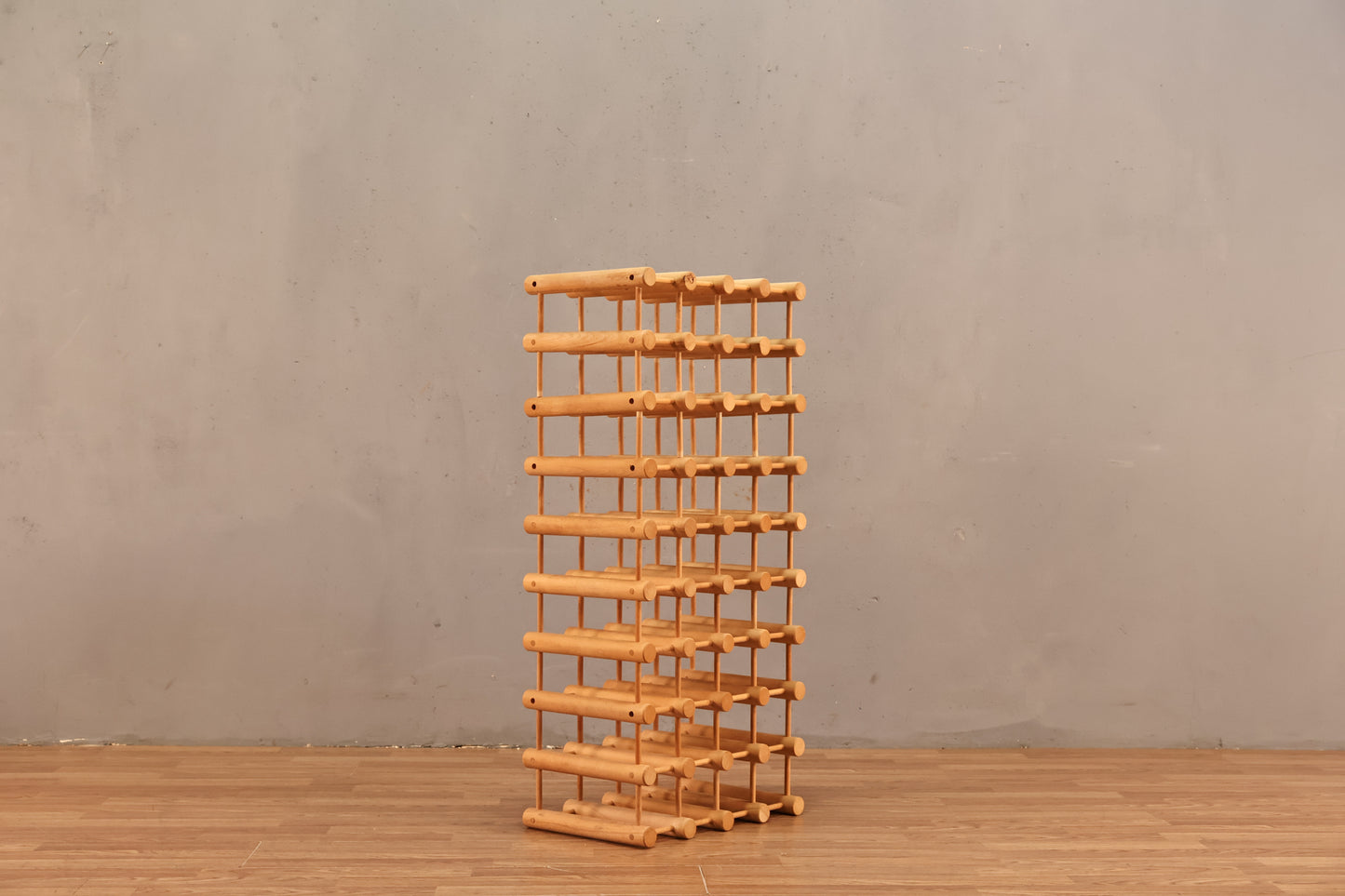 Blonde 36-Bottle Wine Rack