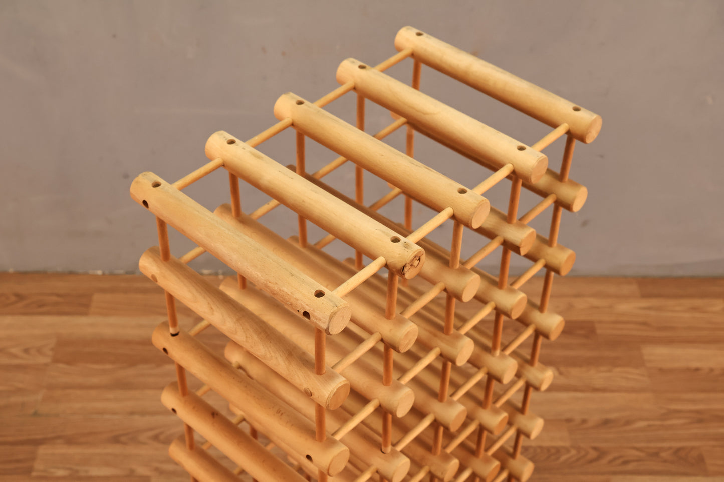 Blonde 36-Bottle Wine Rack