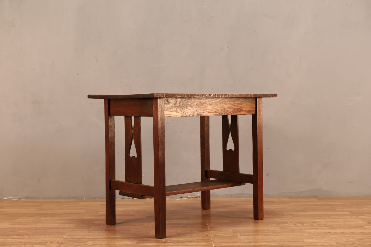 Dark Oak Mission-Style Desk