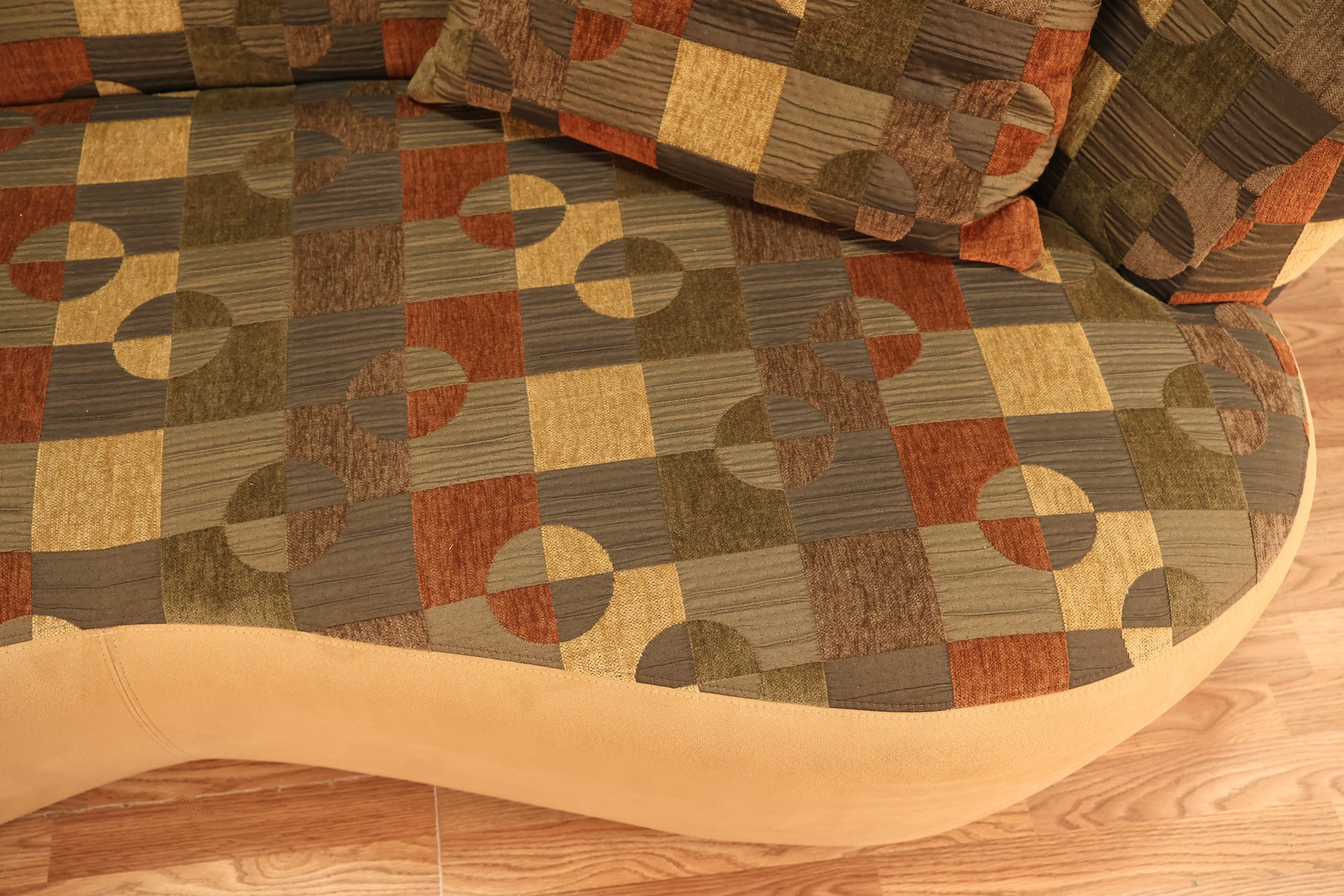Large Kagan-Style Geometric Sofa - ONLINE ONLY – Furnish Green