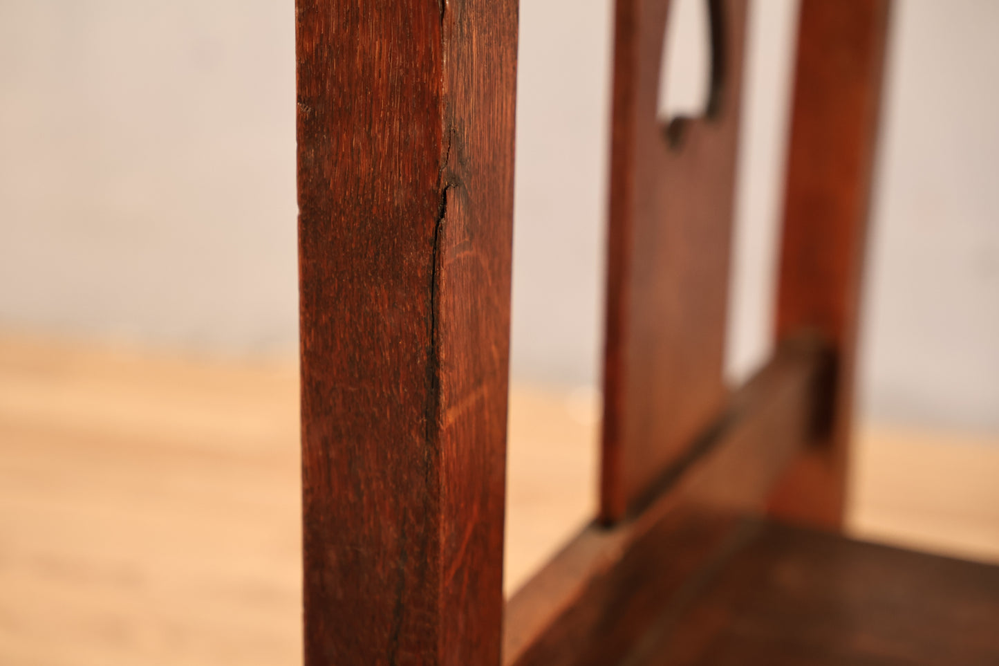 Dark Oak Mission-Style Desk