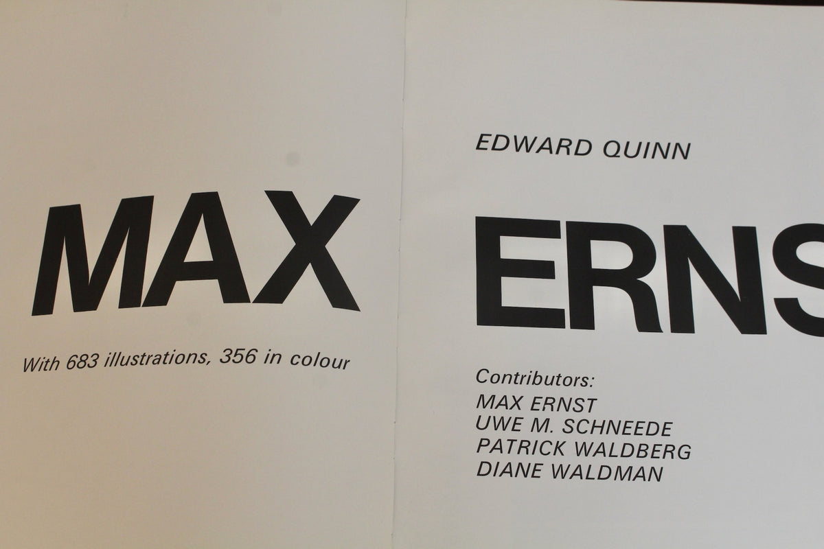 "Max Ernst" 1977 Art Book