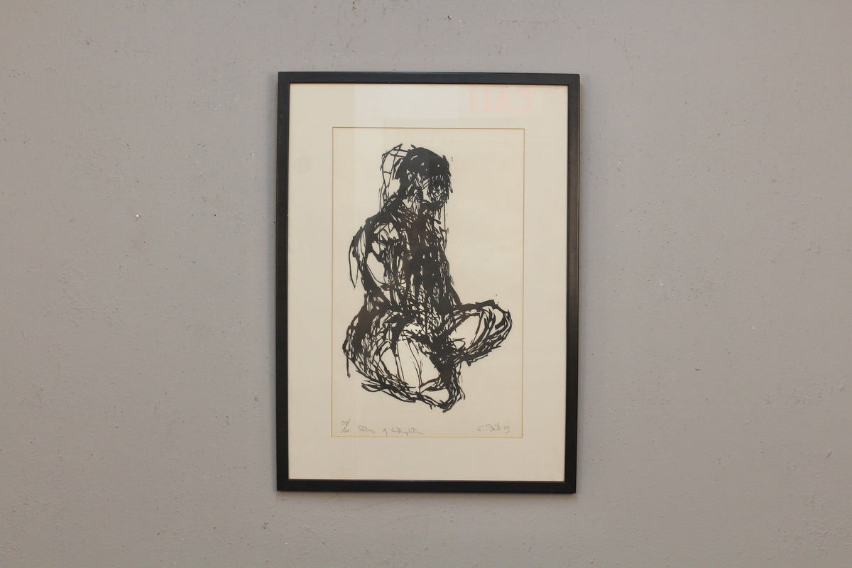 "Posture of Contemplation" Arthur C. Danto Print