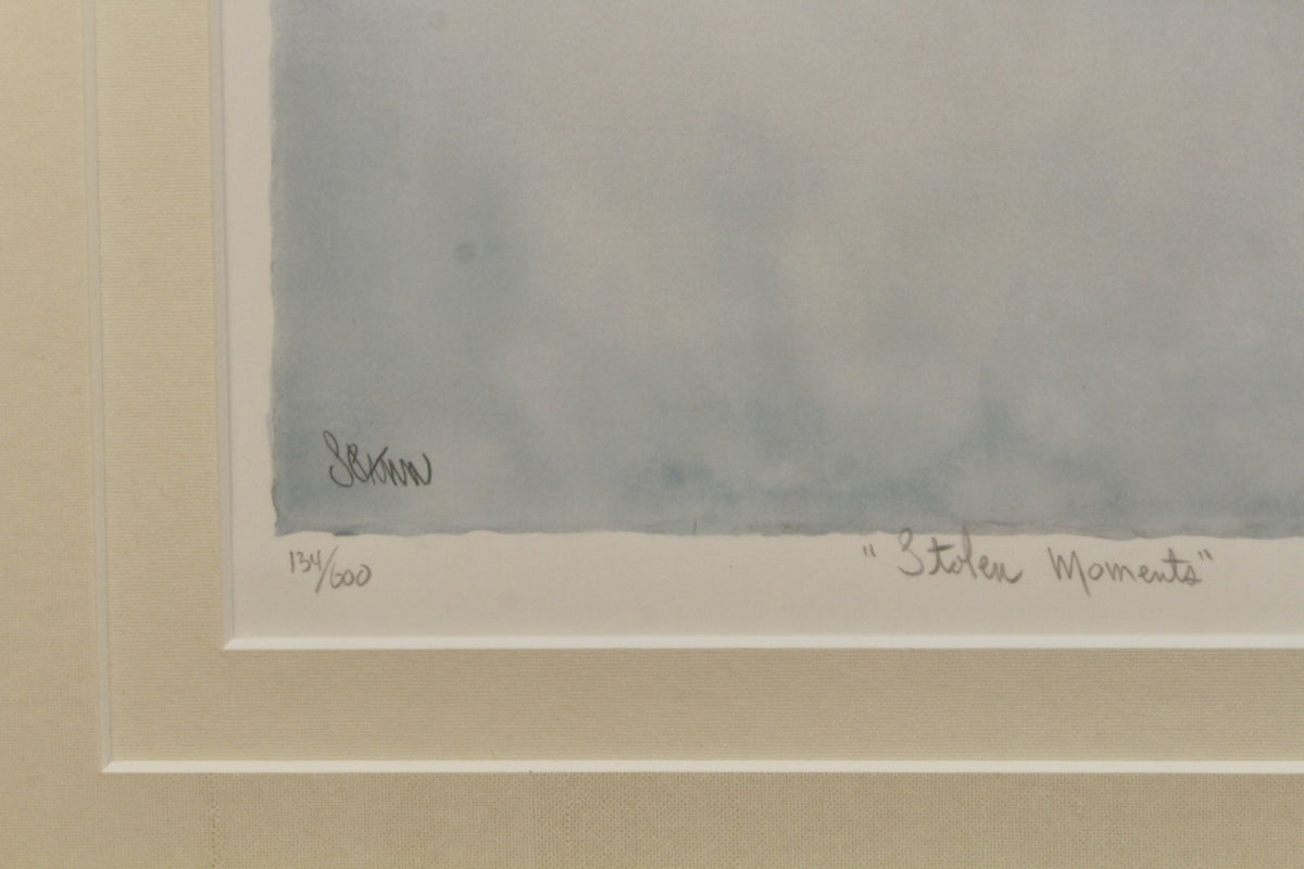 "Stolen Moments" Susanna Spann Lithograph