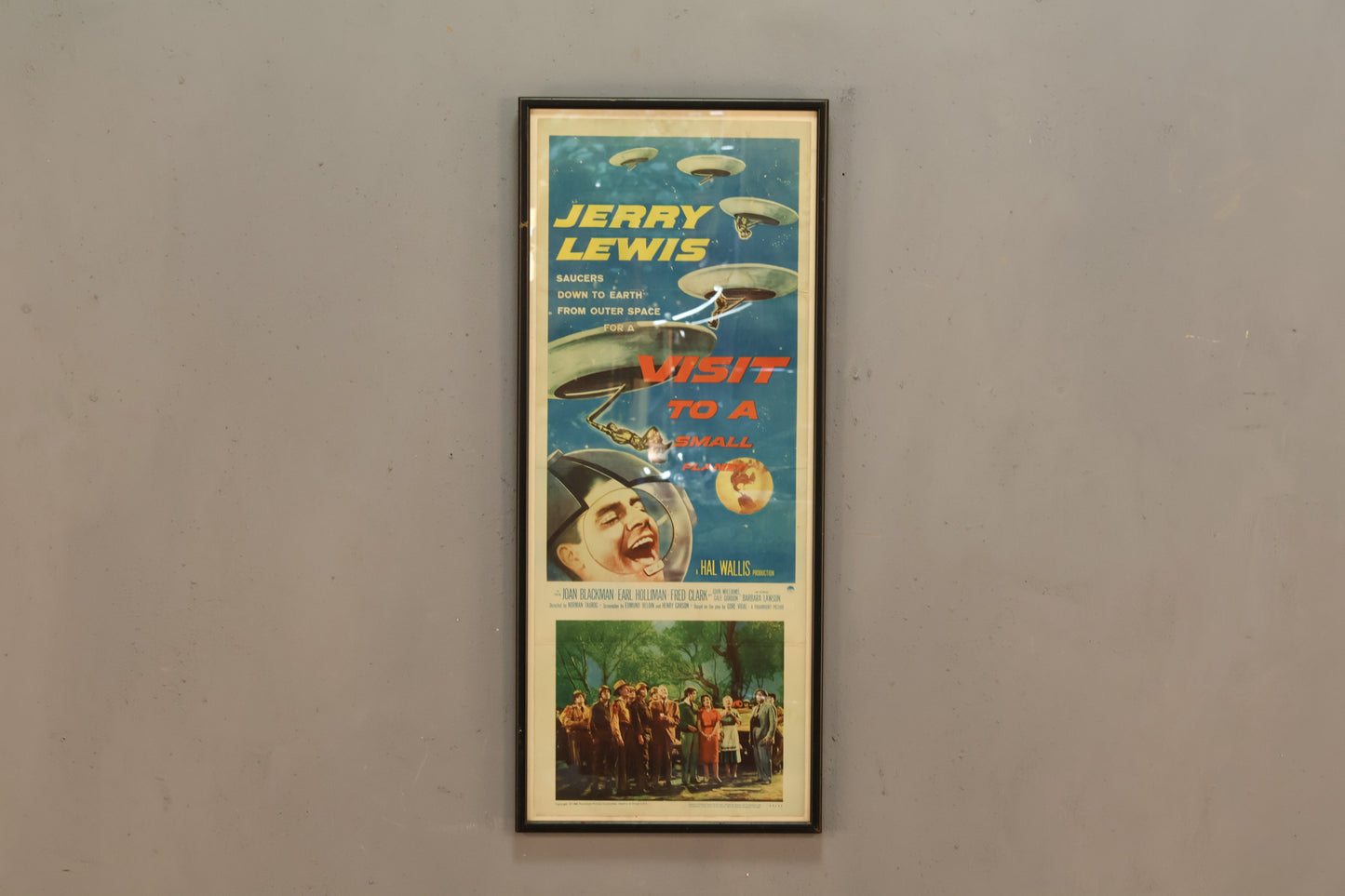 1960s "Visit to a Small Planet" Film Poster