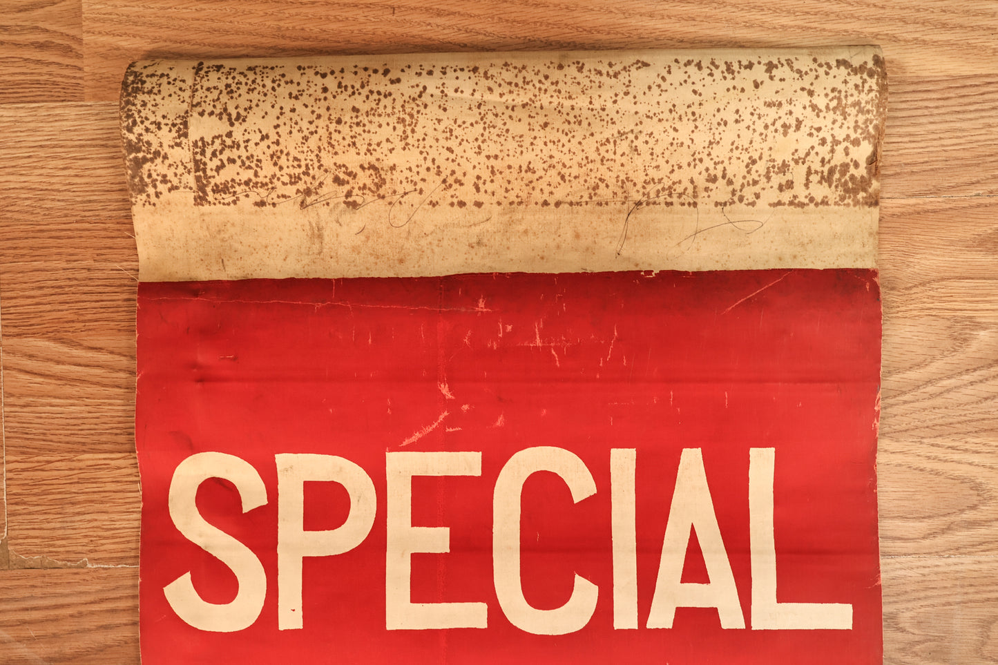 Antique Brooklyn Bus Roll-Sign
