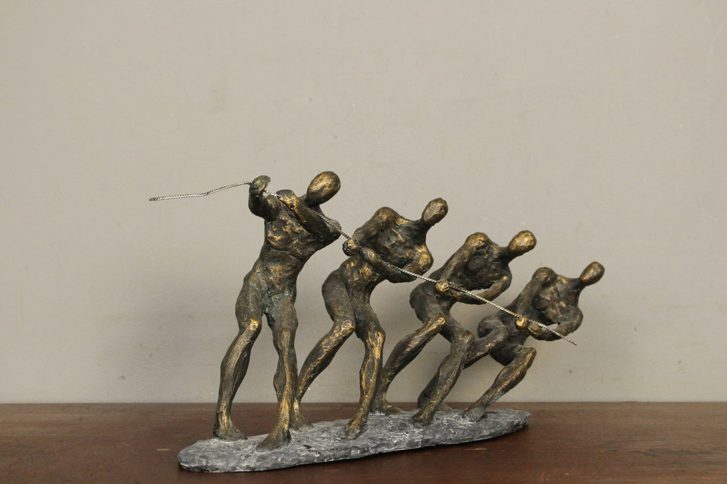 "Tug of War" Bronze Sculpture
