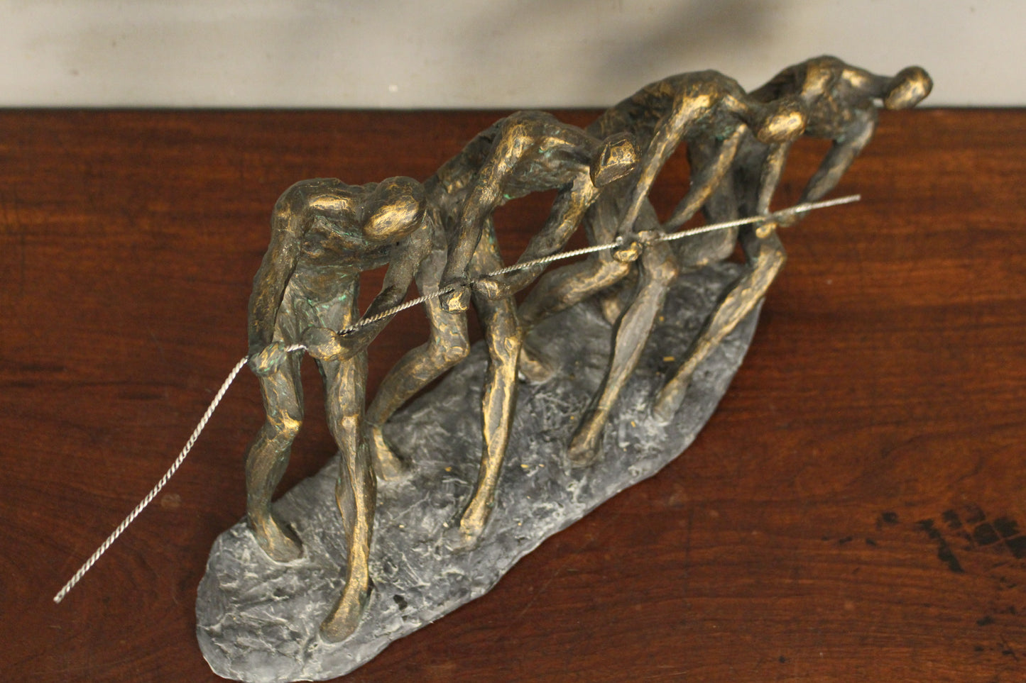 "Tug of War" Bronze Sculpture