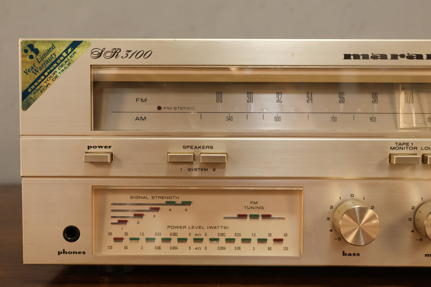 1980s Marantz Stereo Receiver