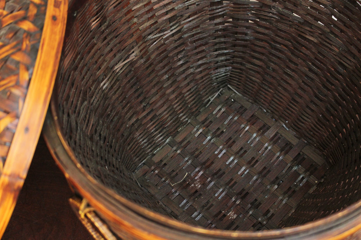 Woven Bamboo Storage Basket