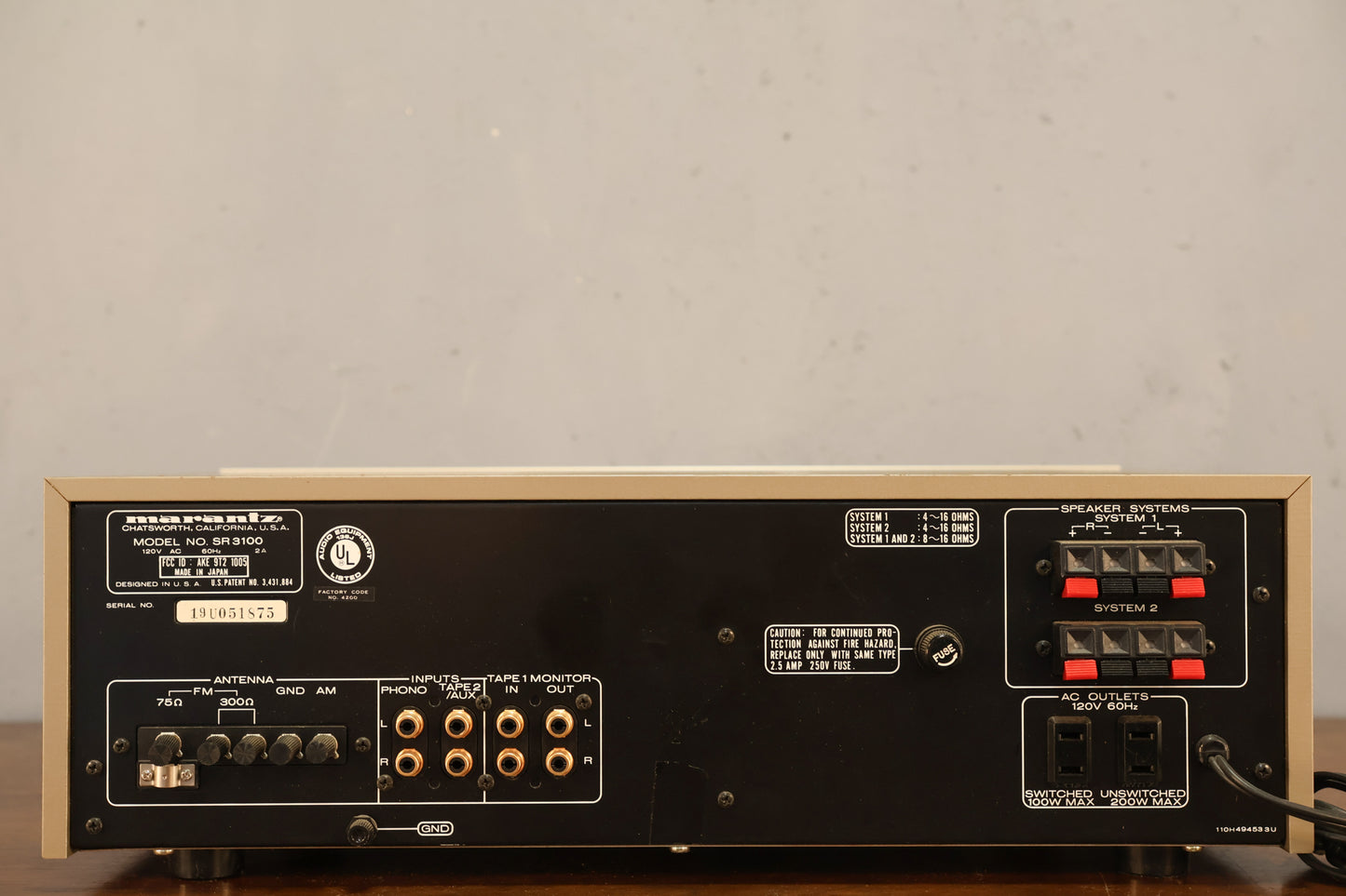1980s Marantz Stereo Receiver