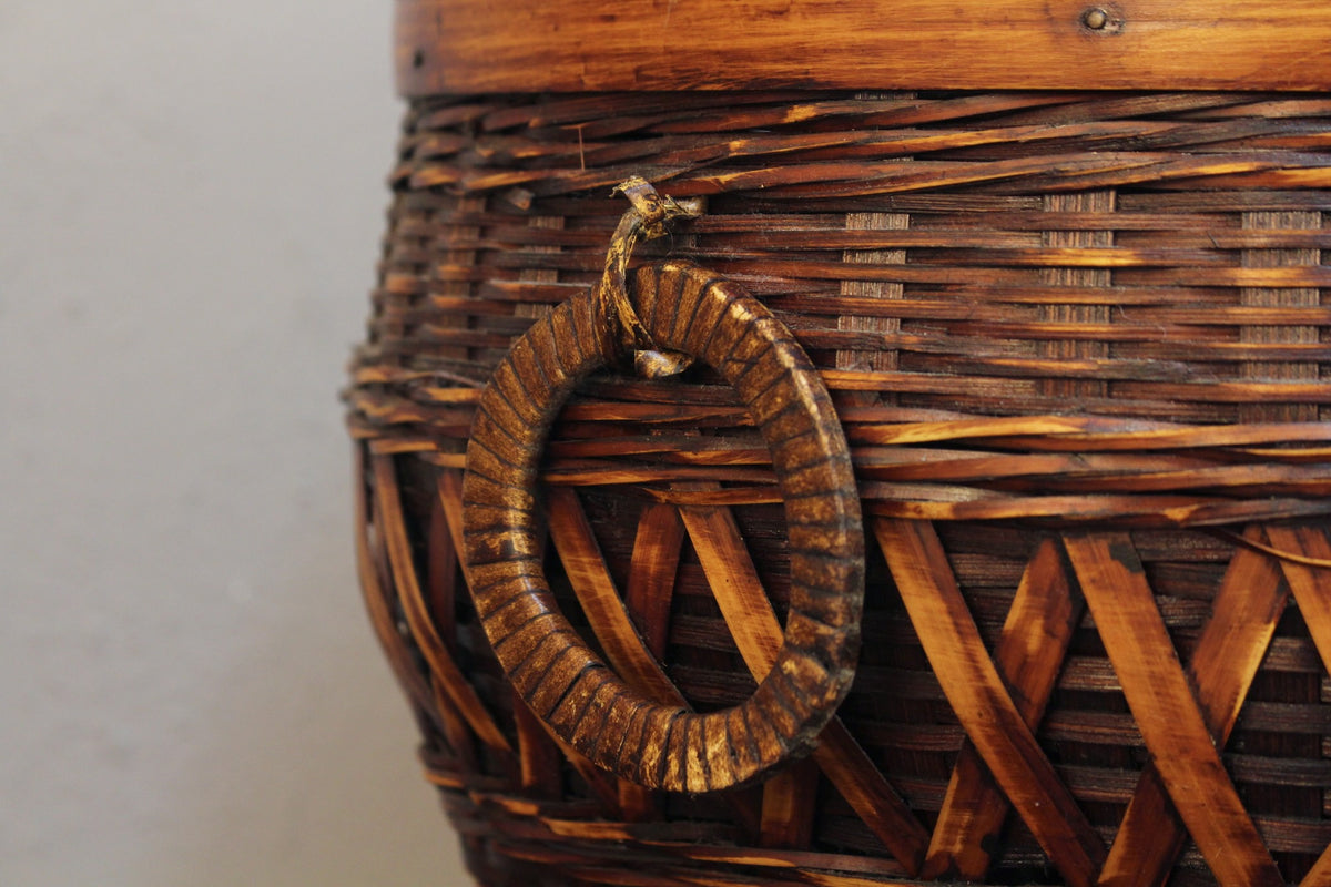 Woven Bamboo Storage Basket