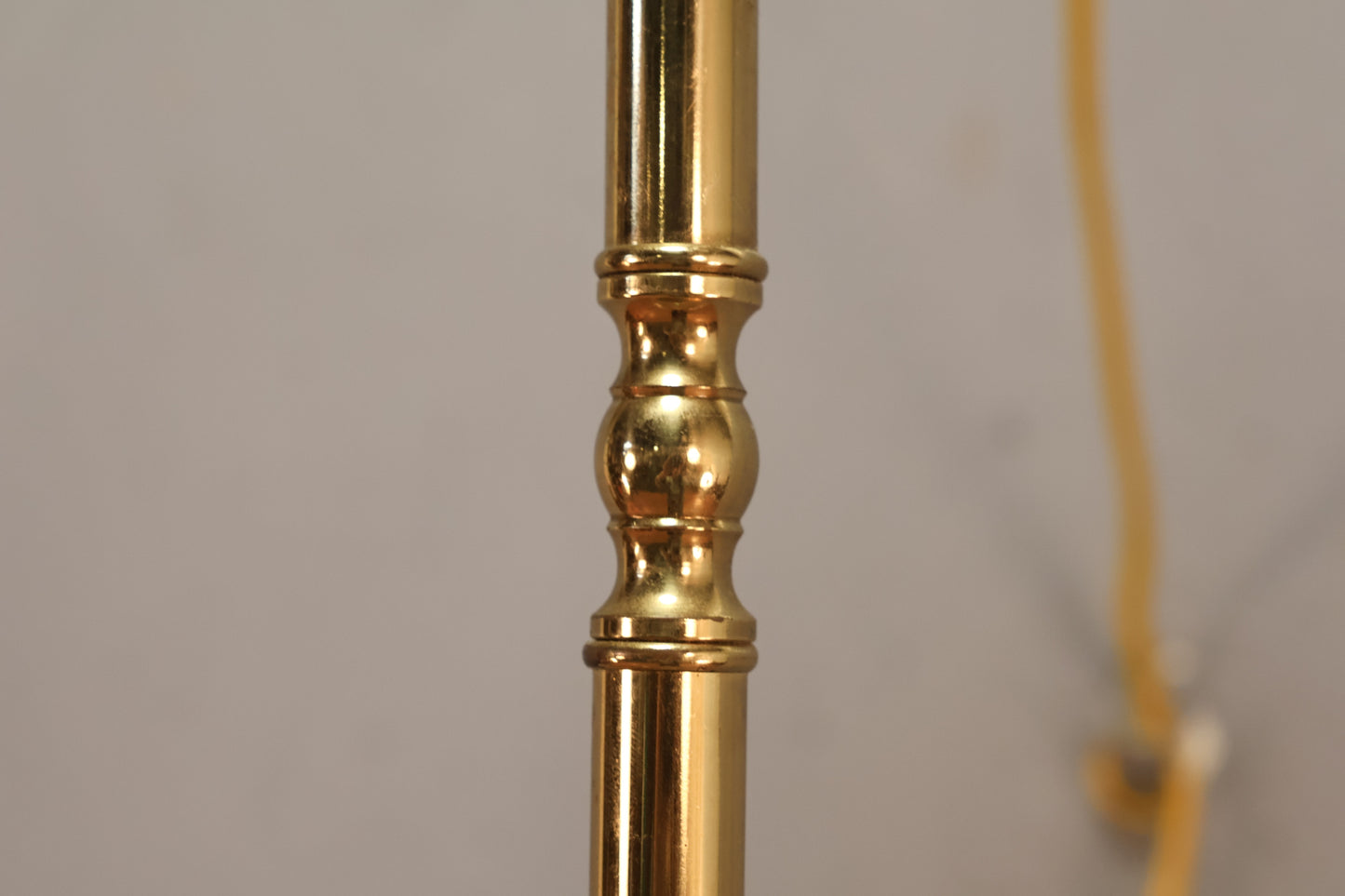 Brass & Fluted Glass Chandelier