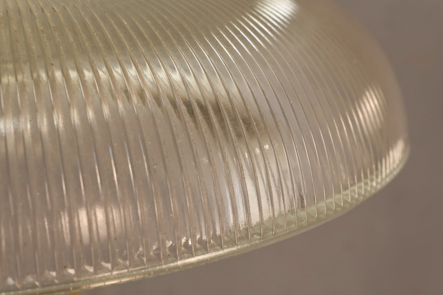 Brass & Fluted Glass Chandelier