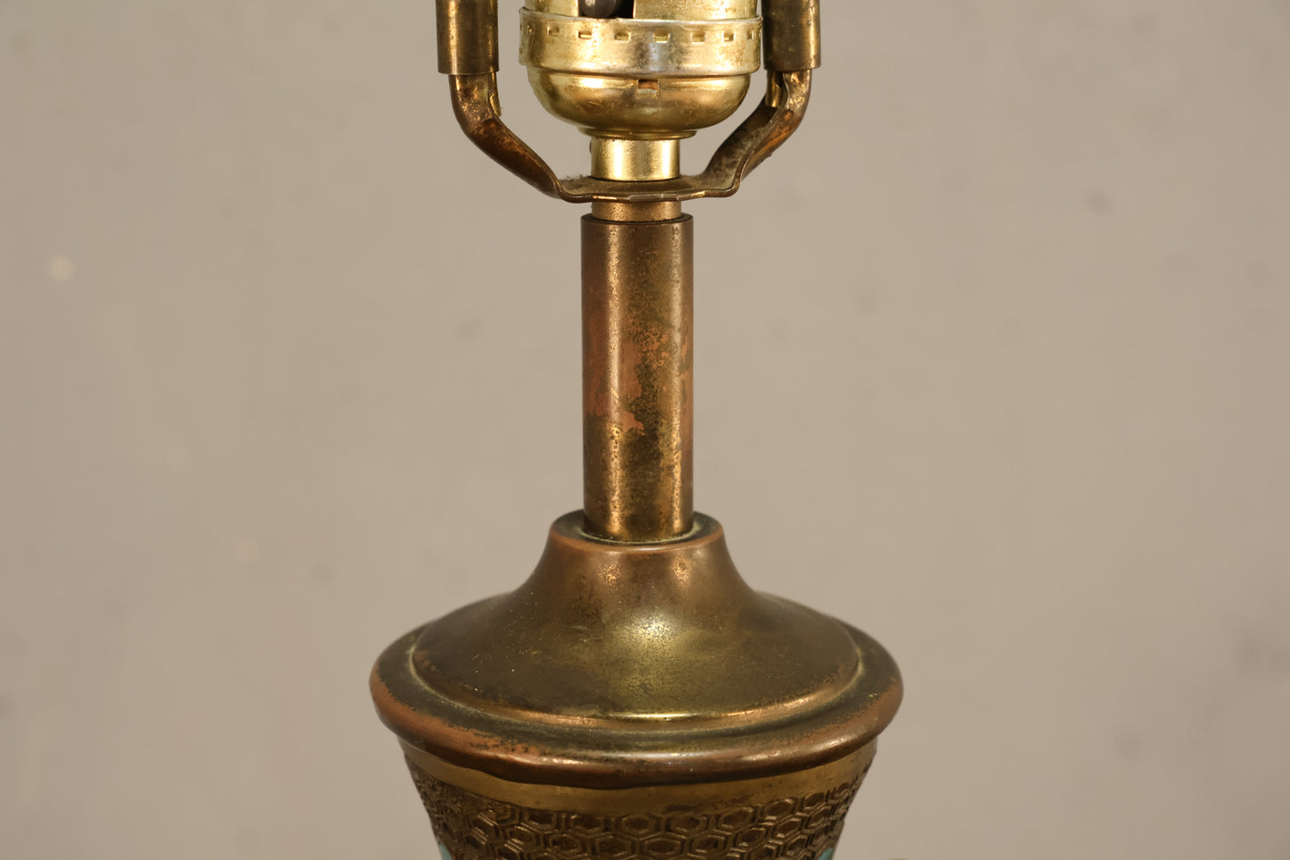 Japanese Champlevé Table Lamp B