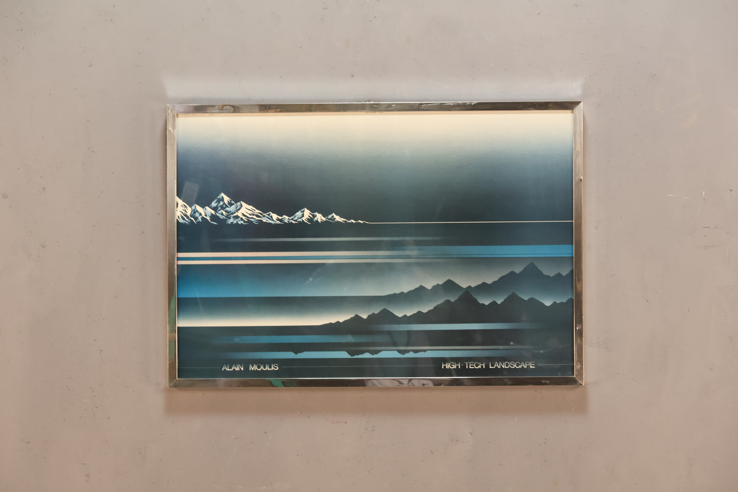 "High Tech Landscape" 1989 Print