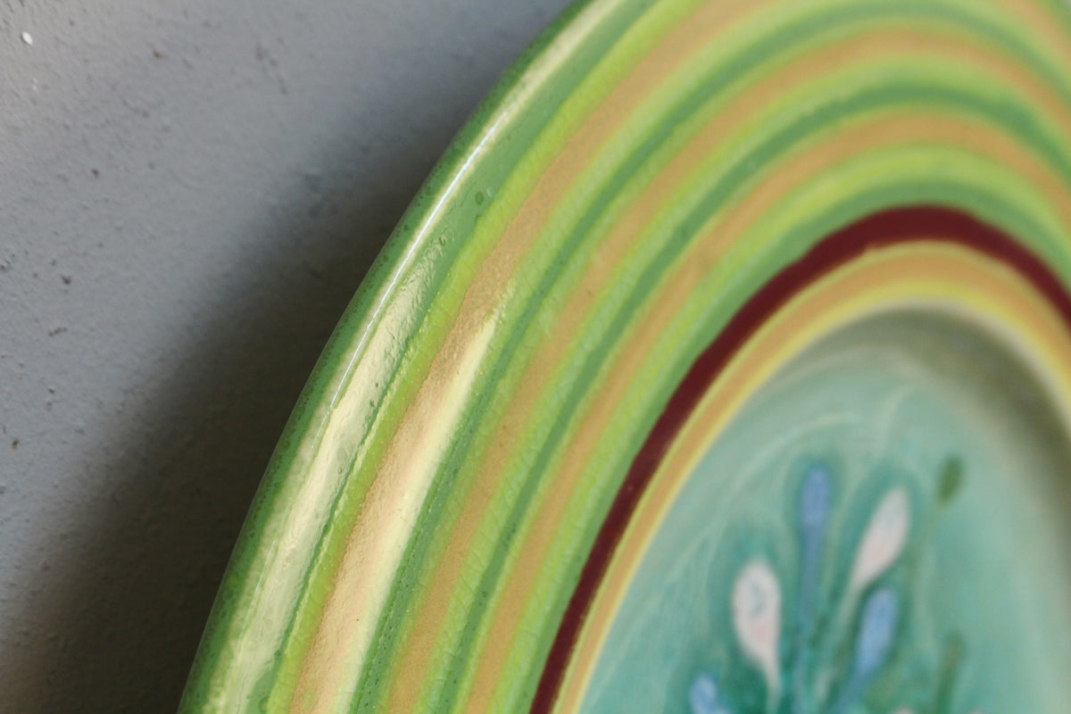 "Spring" Studio Pottery Wall Platter