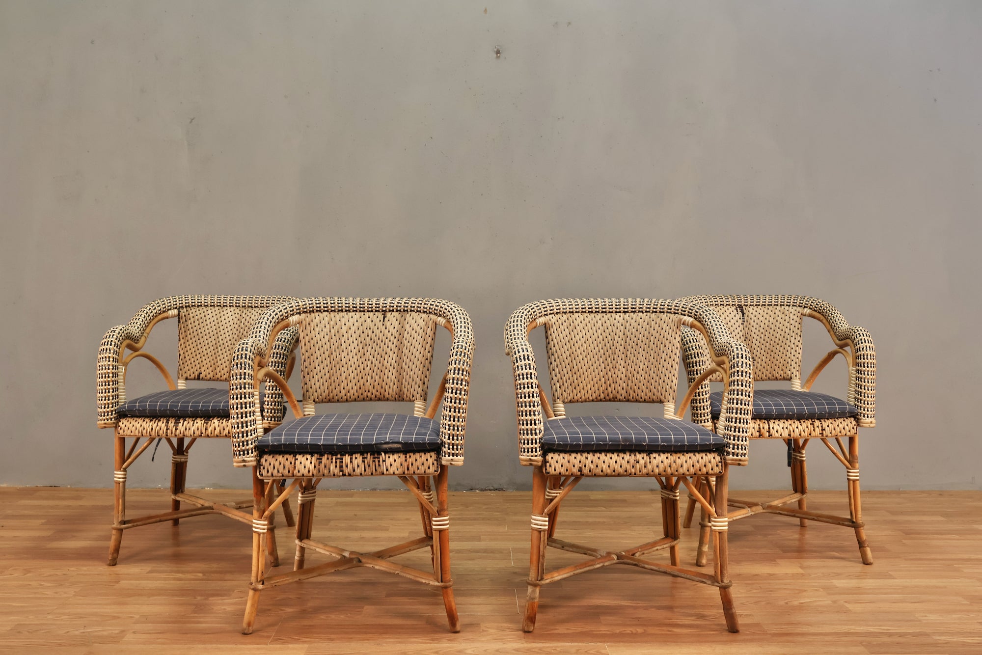 Maison Drucker Rattan Bistro Armchair – Furnish Green
