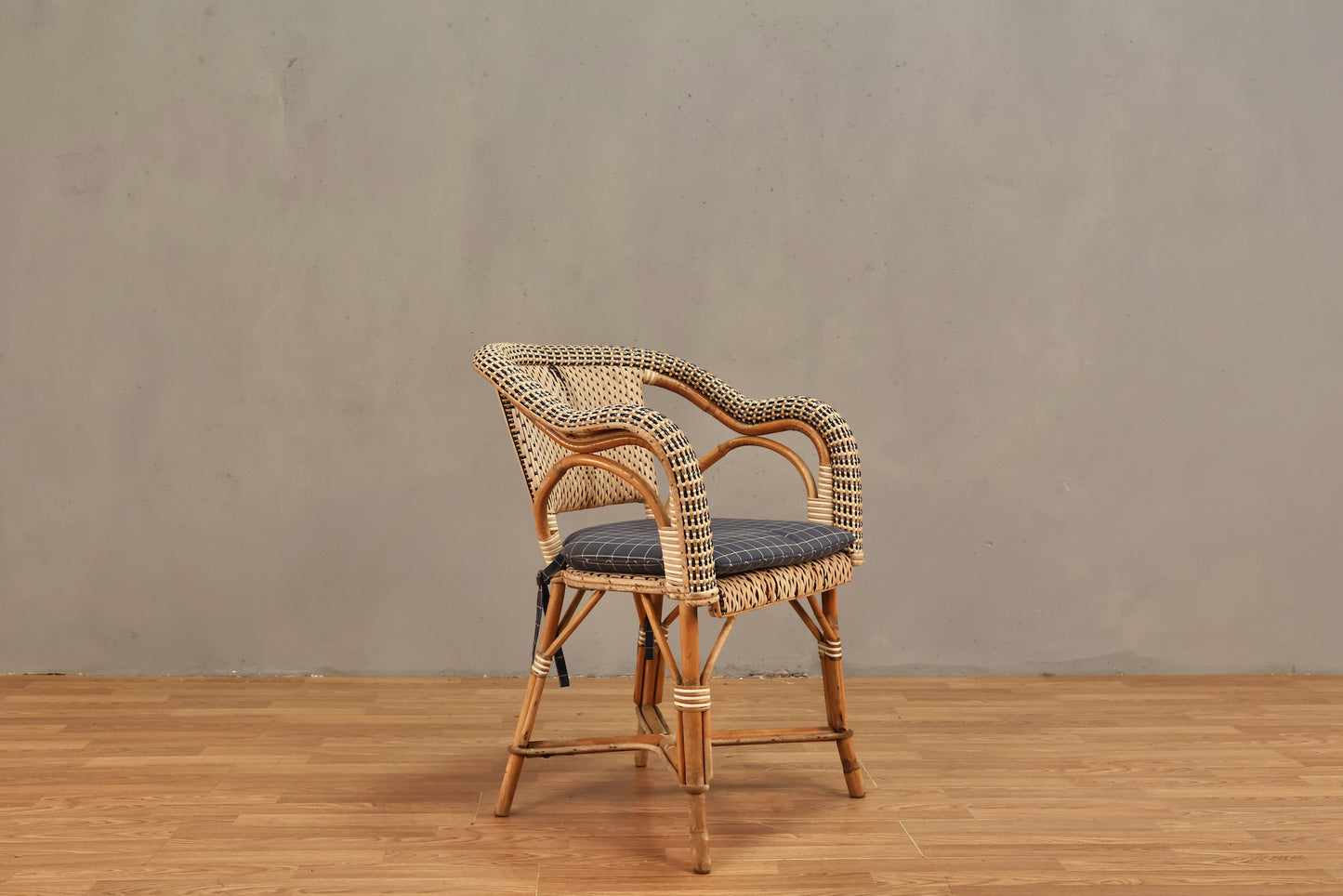 Maison Drucker Rattan Bistro Armchair