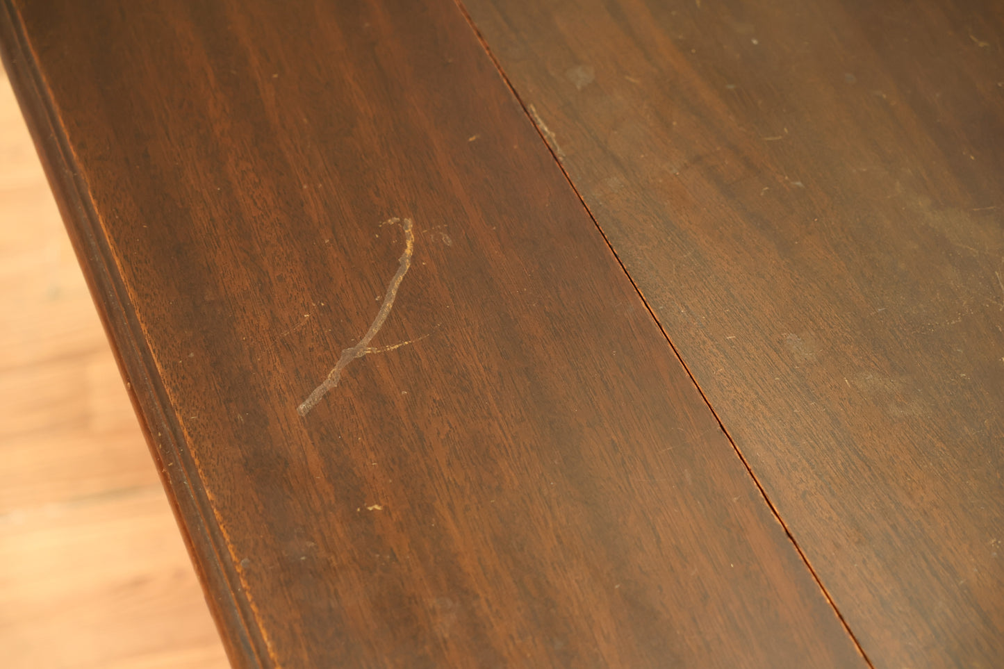 Regency Dark Drop-Leaf End Table