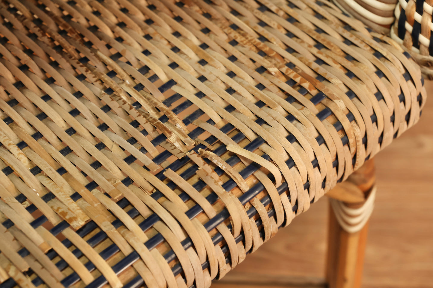 Maison Drucker Rattan Bistro Armchair