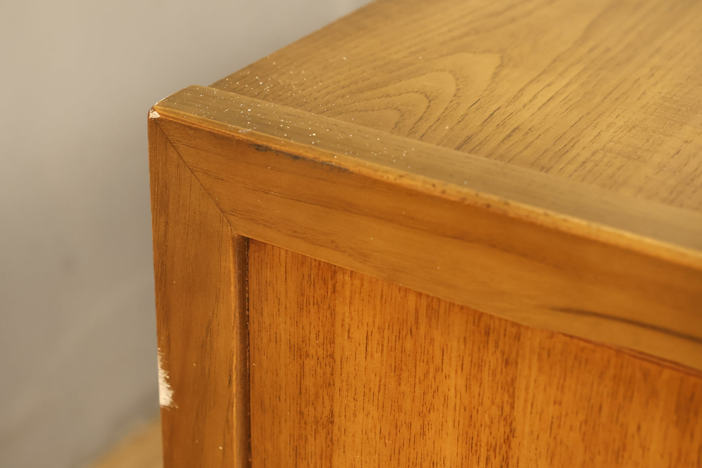 Thomasville Walnut & Woven Credenza