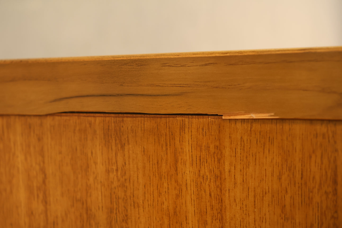 Thomasville Walnut & Woven Credenza