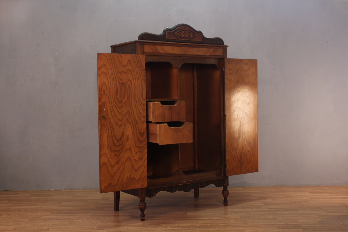 Antique 2-Drawer Wardrobe - ONLINE ONLY