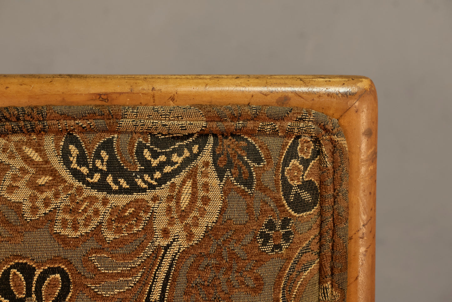 Mid Century Paisley High-Back Side Chair