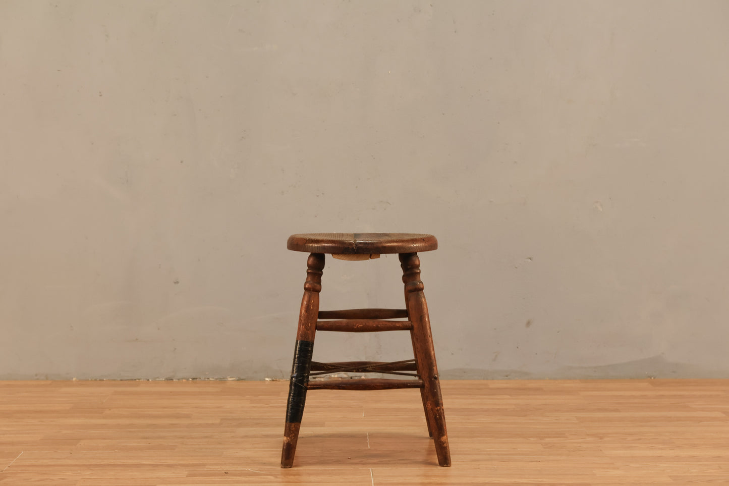 Small Antique Oak Stool