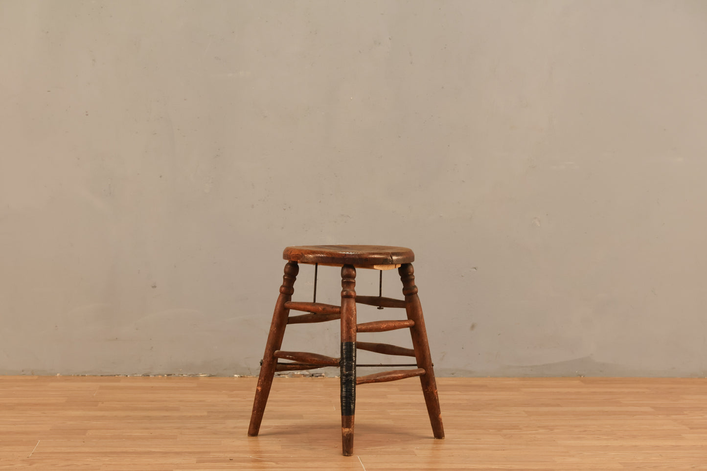 Small Antique Oak Stool