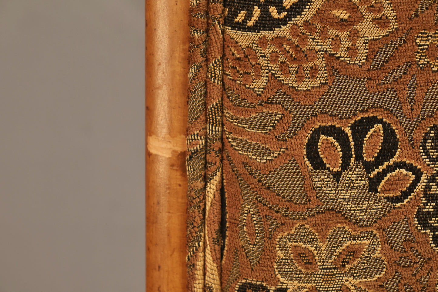Mid Century Paisley High-Back Side Chair
