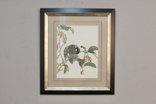 "Preening Chickadee" Print