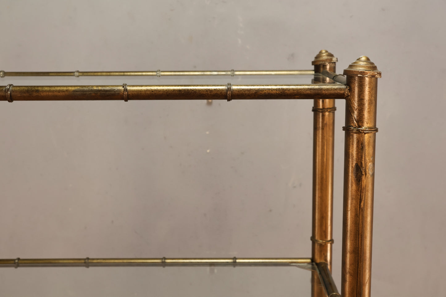 Regency Brass & Glass 5-Tier Etagere