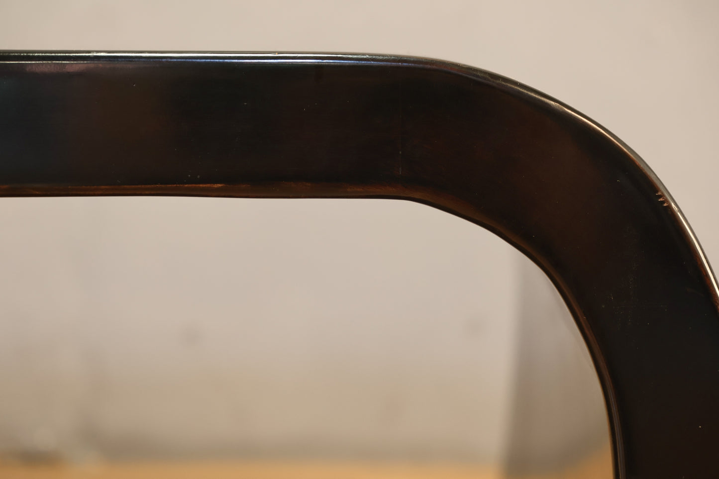 Black Lacquered Waterfall Coffee Table - ONLINE ONLY