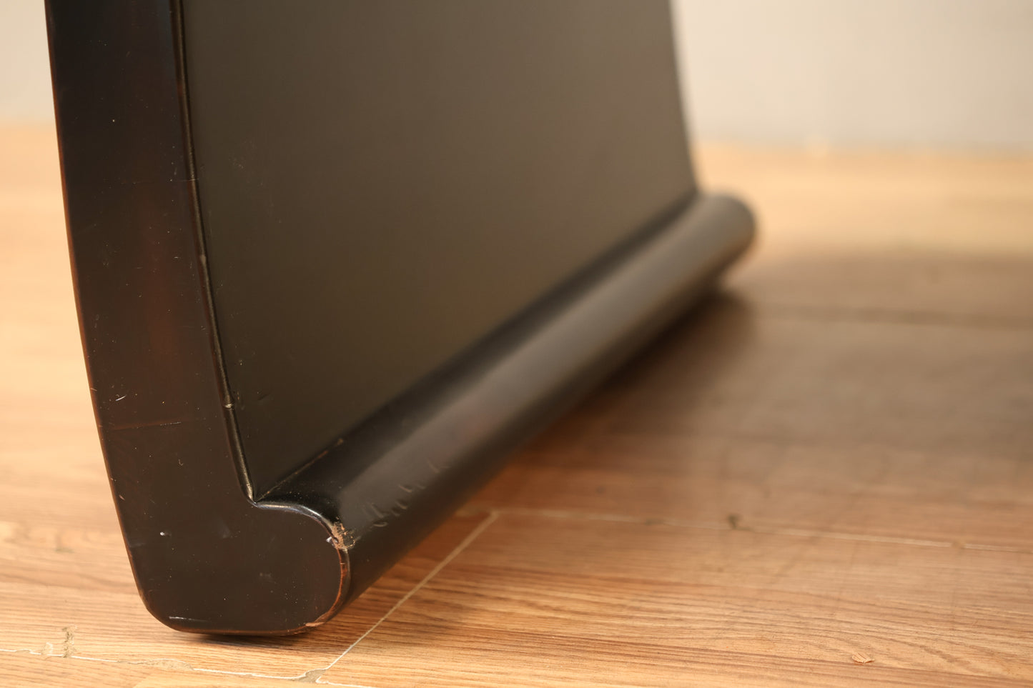Black Lacquered Waterfall Coffee Table - ONLINE ONLY